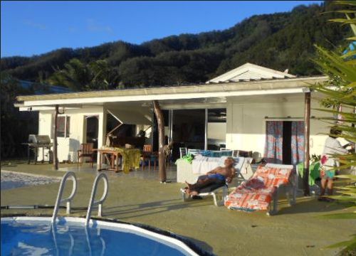 Moorea: di fronte alla spiaggia